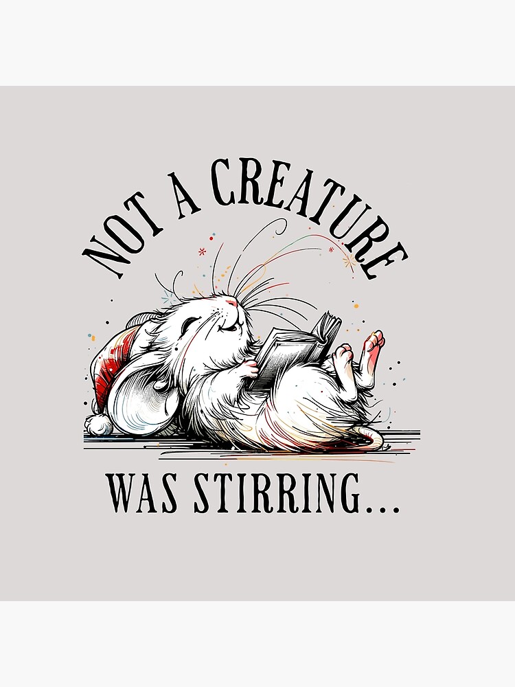 Thumbnail 3 of 3, Throw Pillow, Now a Creature was Stirring Mouse designed and sold by indigo2.