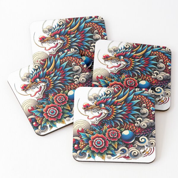 Item preview, Eternal Ink: A Vibrant Japanese Tattoo designed and sold by Drake Lewdly.