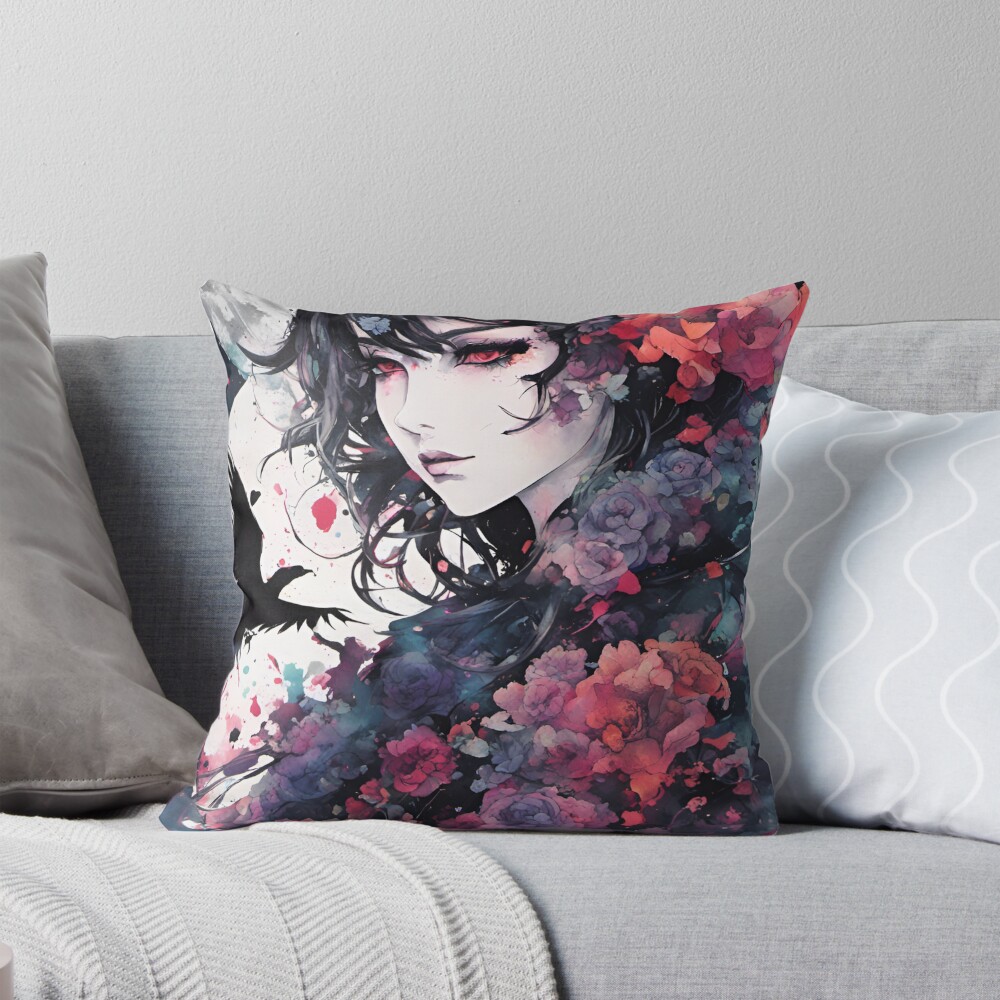 Item preview, Throw Pillow designed and sold by SilverSunStudio.