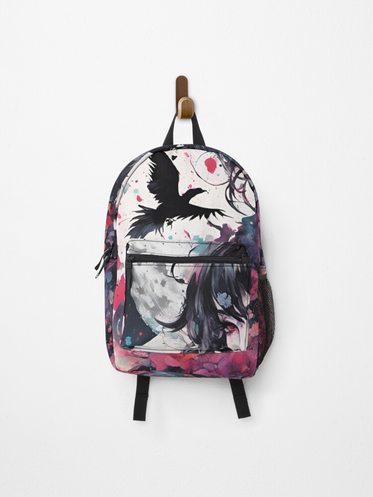 Thumbnail 1 of 3, Backpack, Red Tears designed and sold by SilverSunStudio.