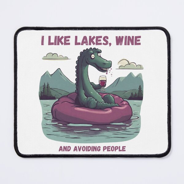 Item preview, Loch Ness monster likes lakes and avoiding people designed and sold by Petthecatshop.