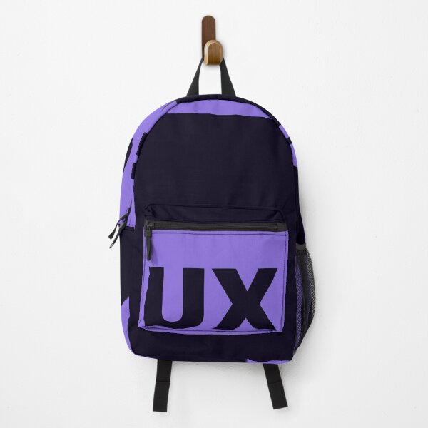 Artikelvorschau, UI ist nicht UX und UX ist nicht UI (lila) - UX-Designer | Produktdesigner | UI-Designer-Aufkleber entworfen und verkauft von PoshPixel.