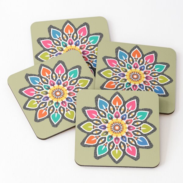 Item preview, Rangoli Flower Art - Design & Pattern designed and sold by Jollys-ArtShop.