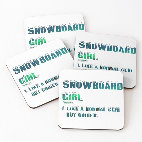Item preview, Snowboard Girl Funny Snowboarding Quote for Women designed and sold by Adam Designs1.