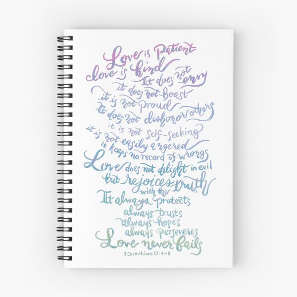 Item preview,  Love is Patient, Love is Kind -1 Corinthians 13:4-8 designed and sold by joyfultaylor.