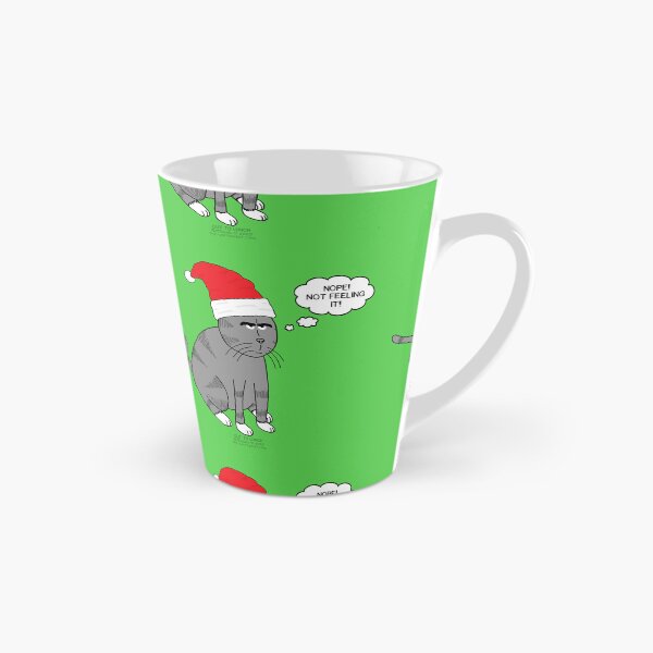 Item preview, Christmas Cat designed and sold by Out to Lunch Cartoons and More.