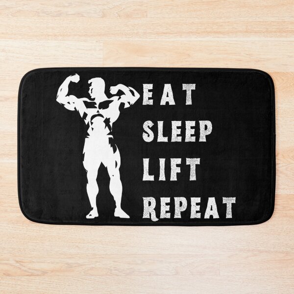 Item preview, Eat, Sleep, Lift, Repeat: The Endless Cycle of Strength and Dedication designed and sold by NaaEchDesign ⭐⭐⭐⭐⭐.