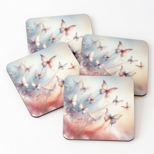 Item preview, Ethereal Butterflies: Pastel Flight designed and sold by Drake Lewdly.