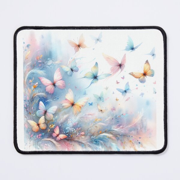 Item preview, Flight of Pastel Butterflies designed and sold by Drake Lewdly.