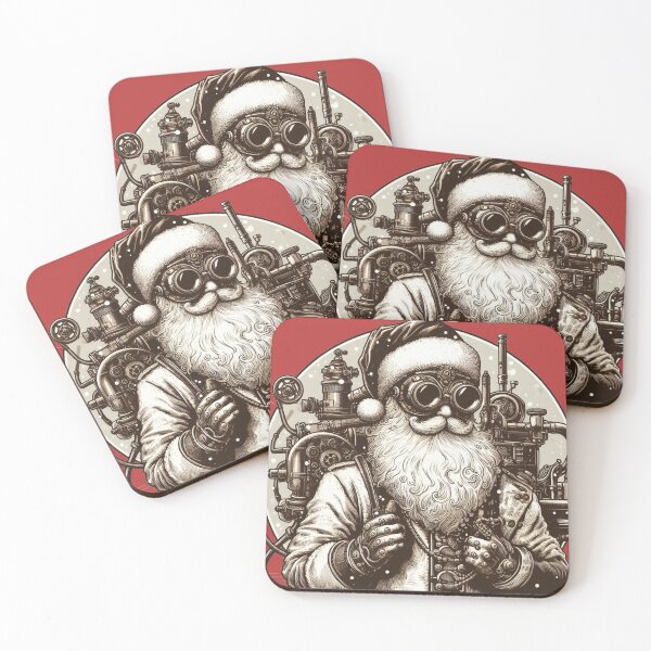 Item preview, Backpacker Steampunk Santa designed and sold by organicgal.