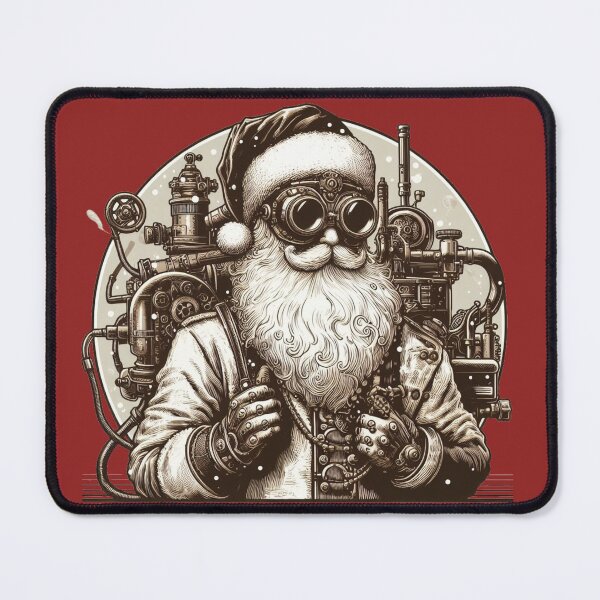 Item preview, Backpacker Steampunk Santa designed and sold by organicgal.