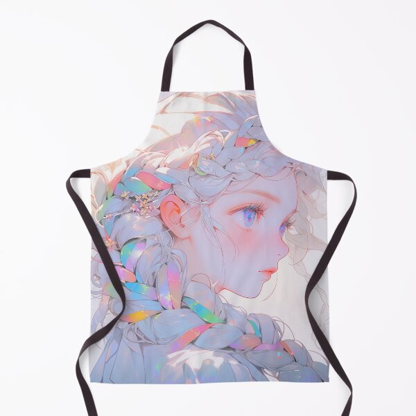 Item preview, Cute Light Pastel Braids Anime Girl designed and sold by bubblegoth.