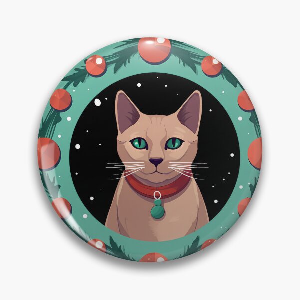 Item preview, Burmese Cat  Xmas Ornament, Love Cats designed and sold by Logiamerch.