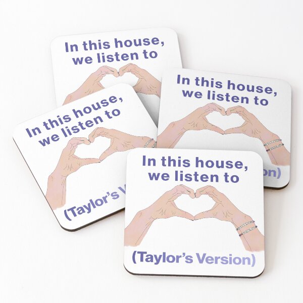 Item preview, In this house we listen to Taylor's version (TS fan art) designed and sold by LittleHCreative.