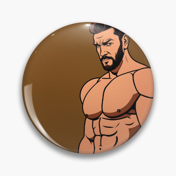 Item preview, Bold Daddy: Muscles & Might (Brown Background) designed and sold by LthrDaddyBear.