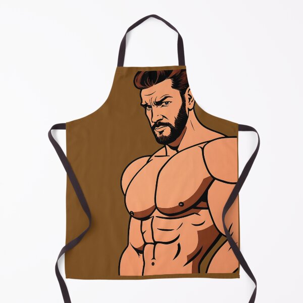 Item preview, Bold Daddy: Muscles & Might (Brown Background) designed and sold by LthrDaddyBear.