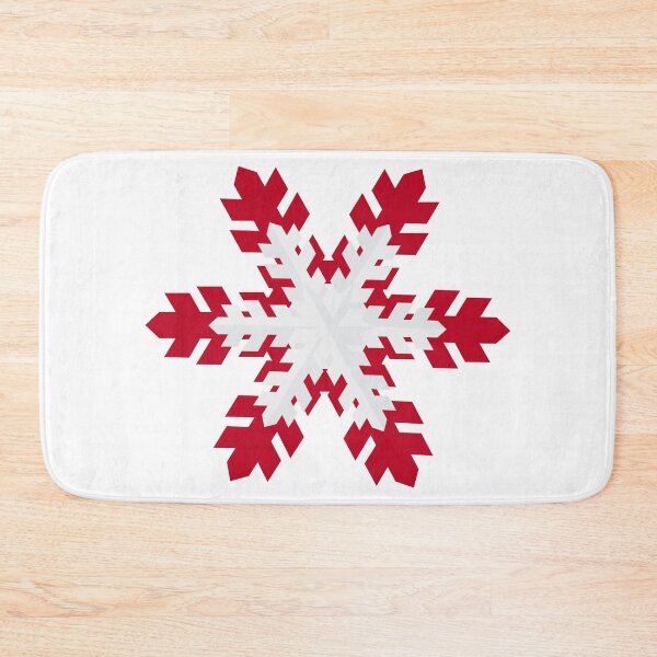 Item preview, RED SNOWFLAKE designed and sold by Abby-addy.