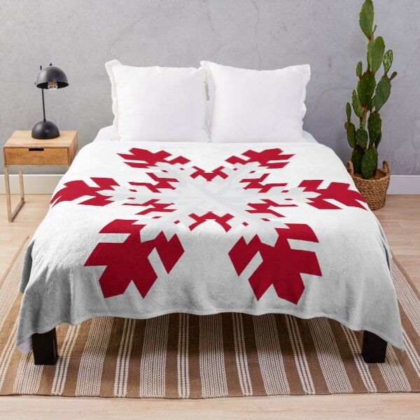 Item preview, RED SNOWFLAKE designed and sold by Abby-addy.
