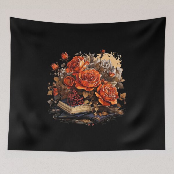 Item preview, Open Book With Flowers Great Gift For Bookworm designed and sold by EmporiumStore.