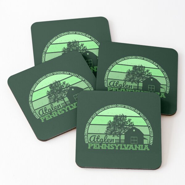 Item preview, Atglen Pennsylvania Sunset Retro Vintage Local Pride Logo designed and sold by CRHPOD20.