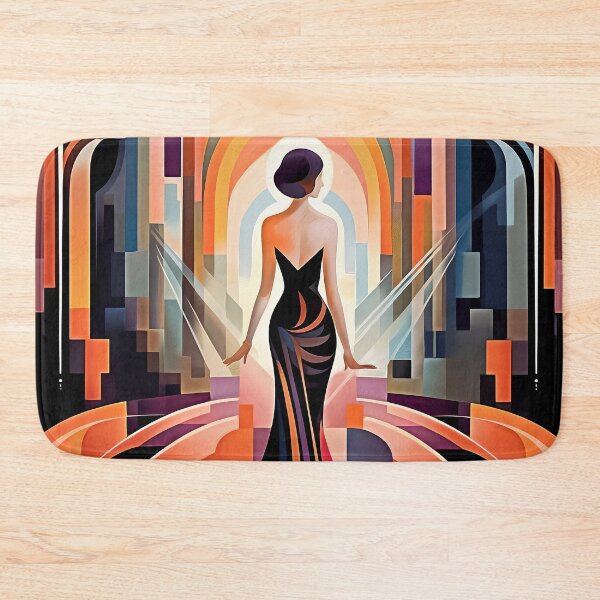 Item preview, Vintage Art Deco Poster with female figure designed and sold by Lefteris Betsis.