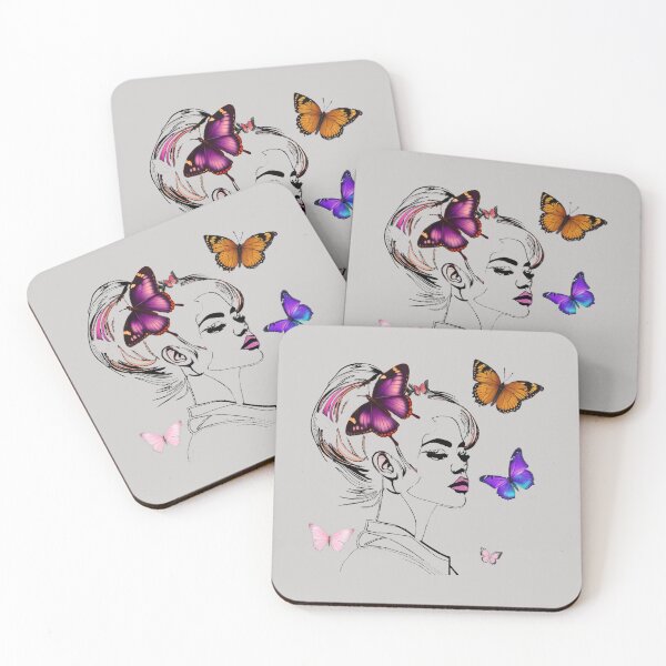 Item preview, Girl with the butterflies designed and sold by NiRia Spot.