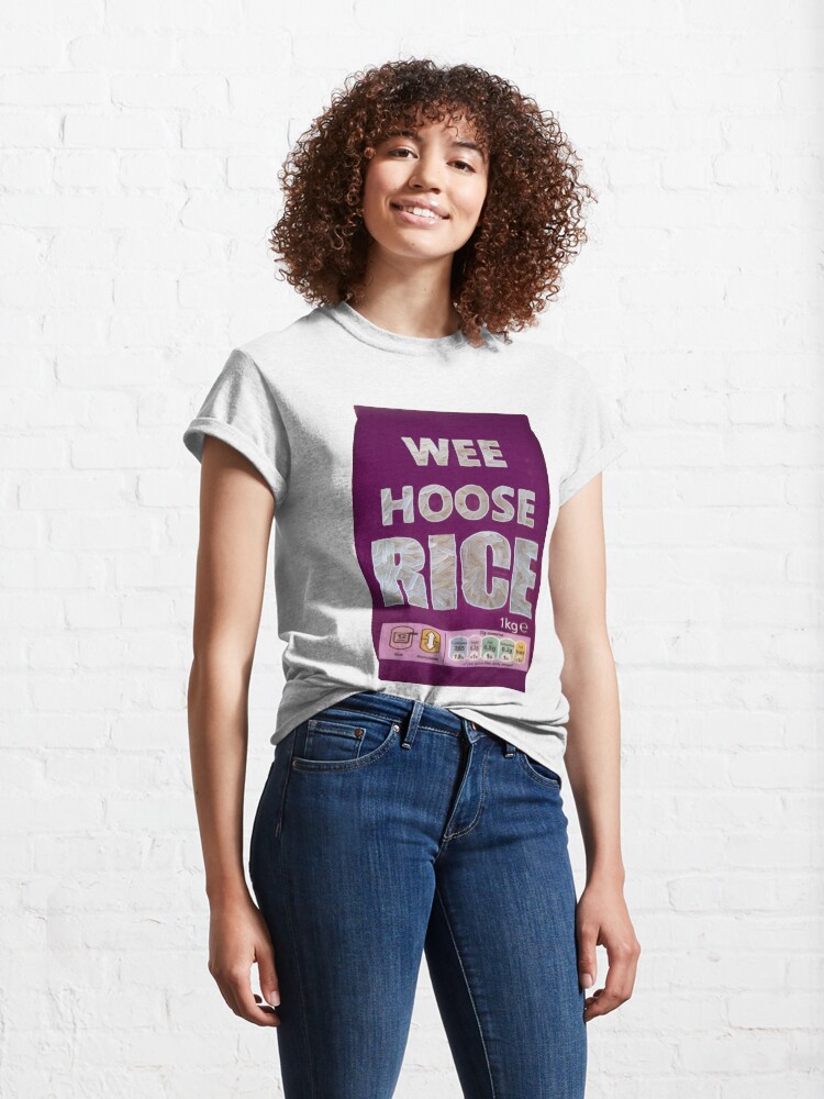 Alternate view of Wee Hoose Rice Funny Kevin Bridges Scottish Scotland Classic T-Shirt