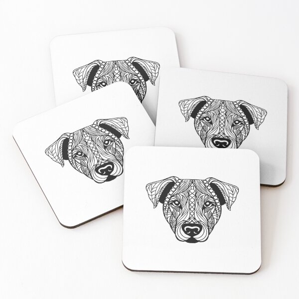 Item preview, Zentangle Dog Head  designed and sold by GloCraft.