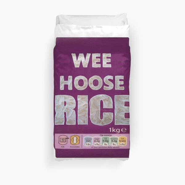 Wee Hoose Rice Funny Kevin Bridges Scottish Scotland Duvet Cover