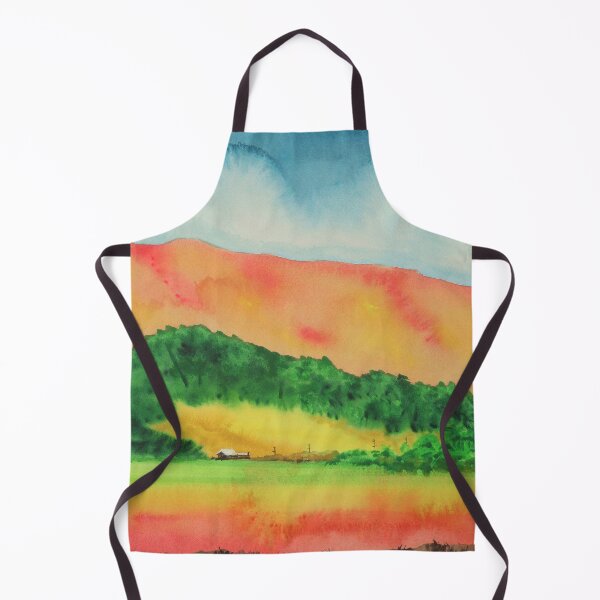 Item preview, Golden Hills Abstract Landscape - California designed and sold by RoseGenuine.