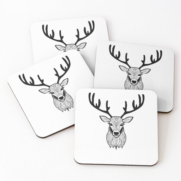 Item preview, Zentangle Deer Head designed and sold by GloCraft.