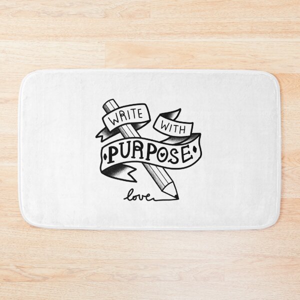 Item preview, Tattoo style Write with purpose designed and sold by jazzydevil.