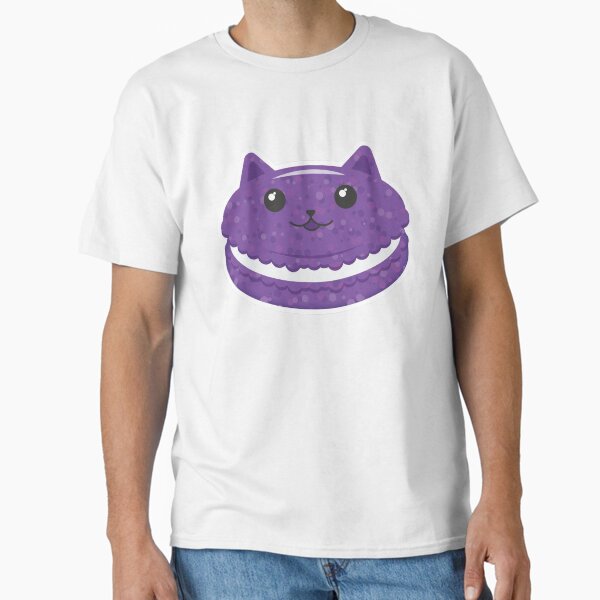 Ube Cataron Cat Macaron - Purple Yam Classic T-Shirt