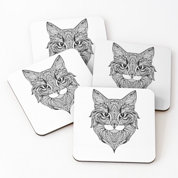 Item preview, Zentangle Cat Head designed and sold by GloCraft.