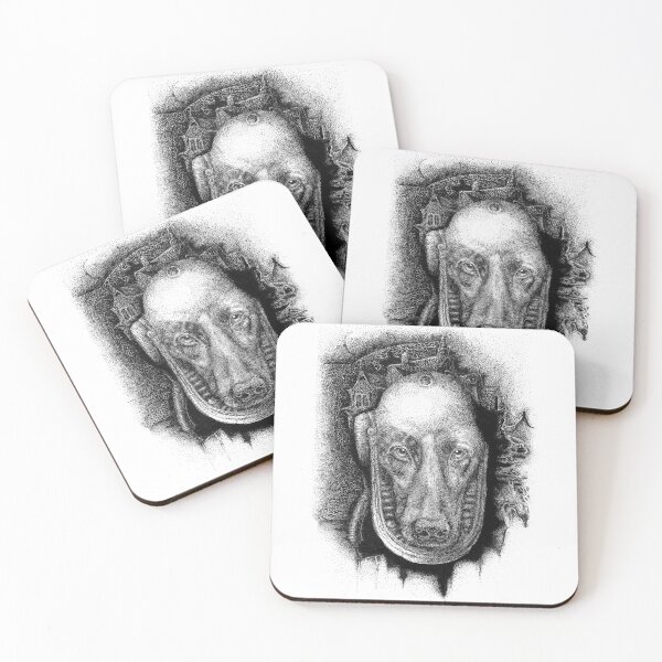 Item preview, dog in the space - artistic drawing designed and sold by Marcin Glawdel.