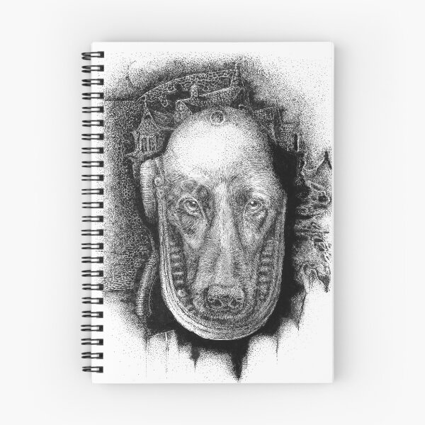 Item preview, dog in the space - artistic drawing designed and sold by Marcin Glawdel.