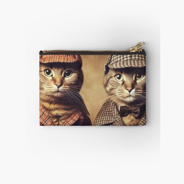 Item preview, Two tabby cat detectives designed and sold by LizTodd.