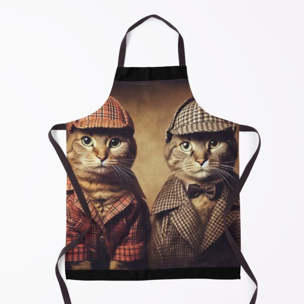 Item preview, Two tabby cat detectives designed and sold by LizTodd.