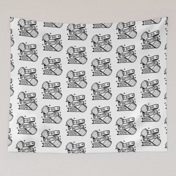 Item preview, Tattoo style bandaid sticking plaster Be better soon designed and sold by jazzydevil.