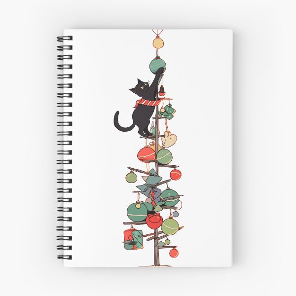 Item preview, Cat on christmas tree designed and sold by filigreedigital.