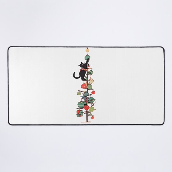 Item preview, Cat on christmas tree designed and sold by filigreedigital.