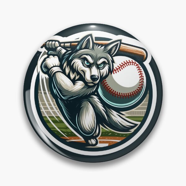 Item preview, Baseball Wolf Slugger designed and sold by ZooStickerss.