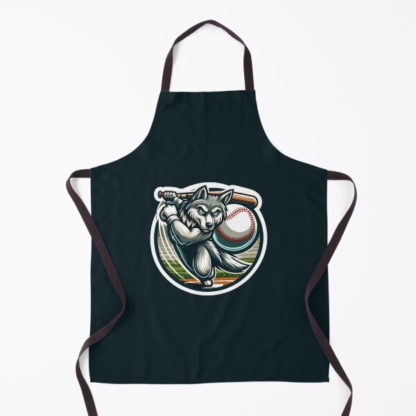 Item preview, Baseball Wolf Slugger designed and sold by ZooStickerss.