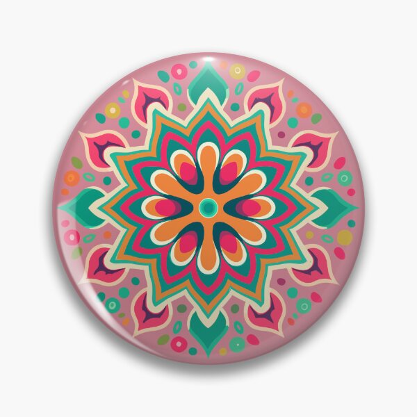 Item preview, Floral Rangoli Design designed and sold by Jollys-ArtShop.