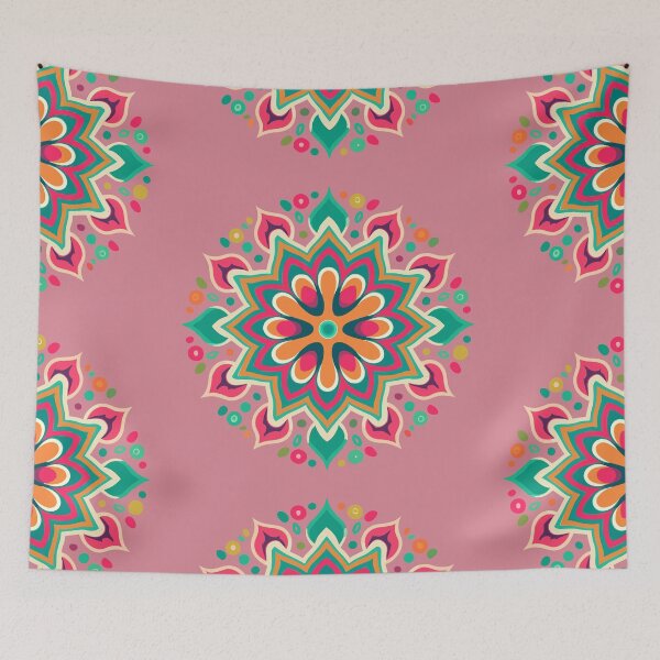 Item preview, Floral Rangoli Design designed and sold by Jollys-ArtShop.