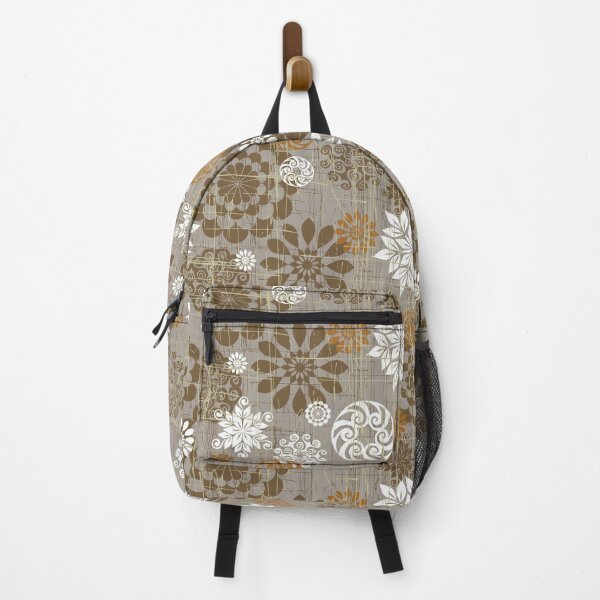 Item preview, Abstract Floral Circles Grey designed and sold by SpiceTree.