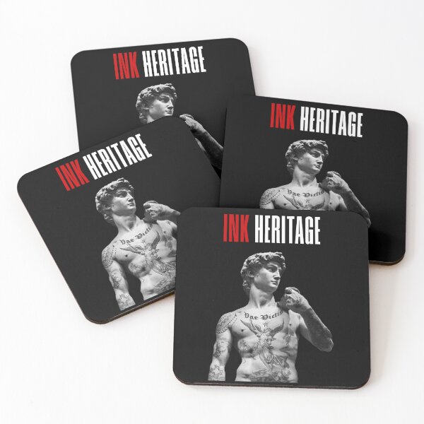 Item preview, Ink Heritage | Tattooed David Body Statue - Tattooed Statue Of David  designed and sold by MadeByRobots.