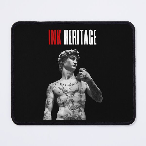 Item preview, Ink Heritage | Tattooed David Body Statue - Tattooed Statue Of David  designed and sold by MadeByRobots.