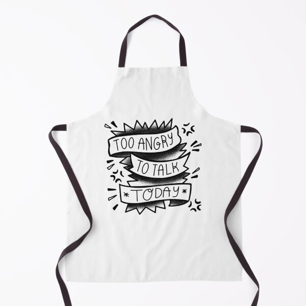 Item preview, Tattoo style TOO ANGRY TO TALK TODAY designed and sold by jazzydevil.