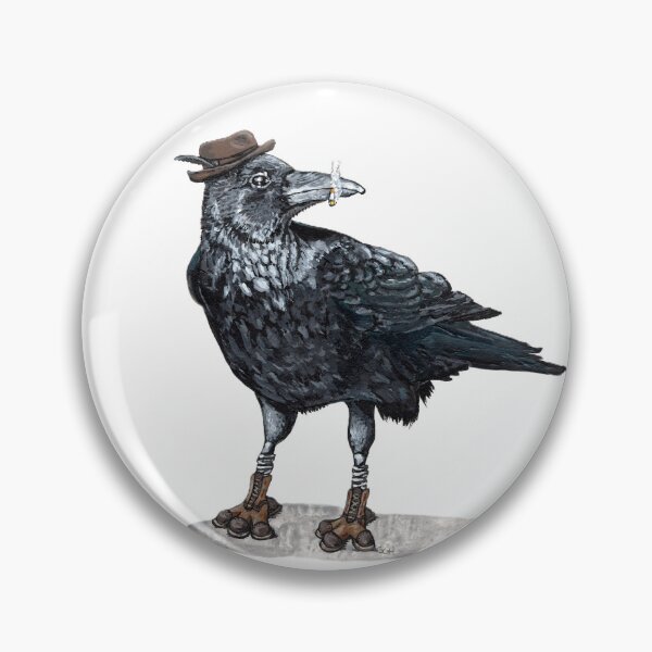 Item preview, Crow D'Hipster designed and sold by FeralPaints.
